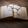 Reading Glasses and Book